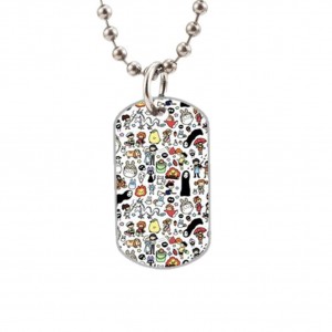 3. Kawaii Pictorial Dog Necklaces
