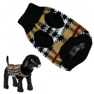 8. HP95 Checked Dog Sweater