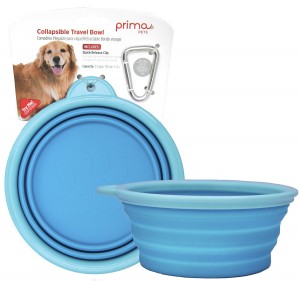 Collapsible Silicone Dog Travel Bowl